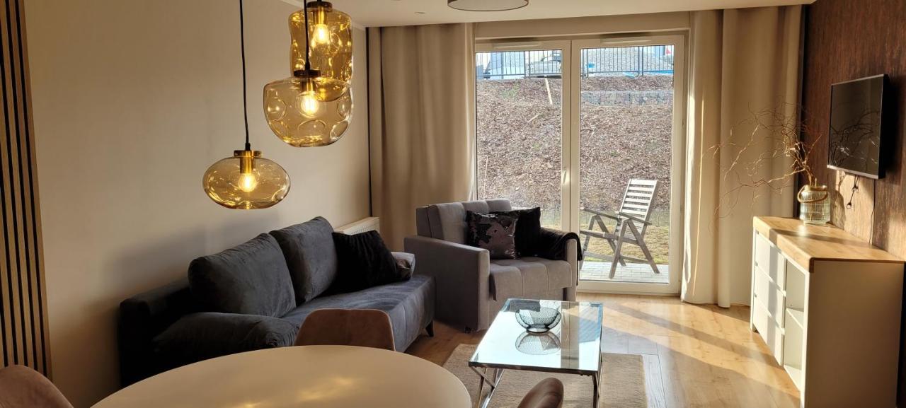 Sloneczny Apartament Z Ogrodkiem Гданьск Экстерьер фото